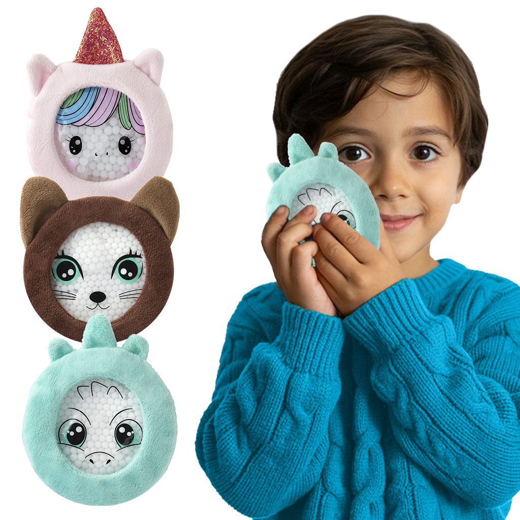 Reusable Gel Ice Packs & Warm Compress Animals Set for Kids