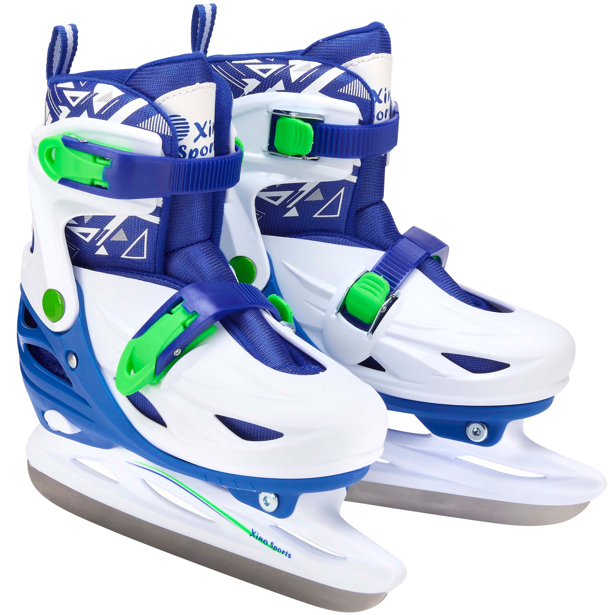 GARENDE Adjustable Toddler Ice Skates - Double Runner Skates With Straps For Beginners