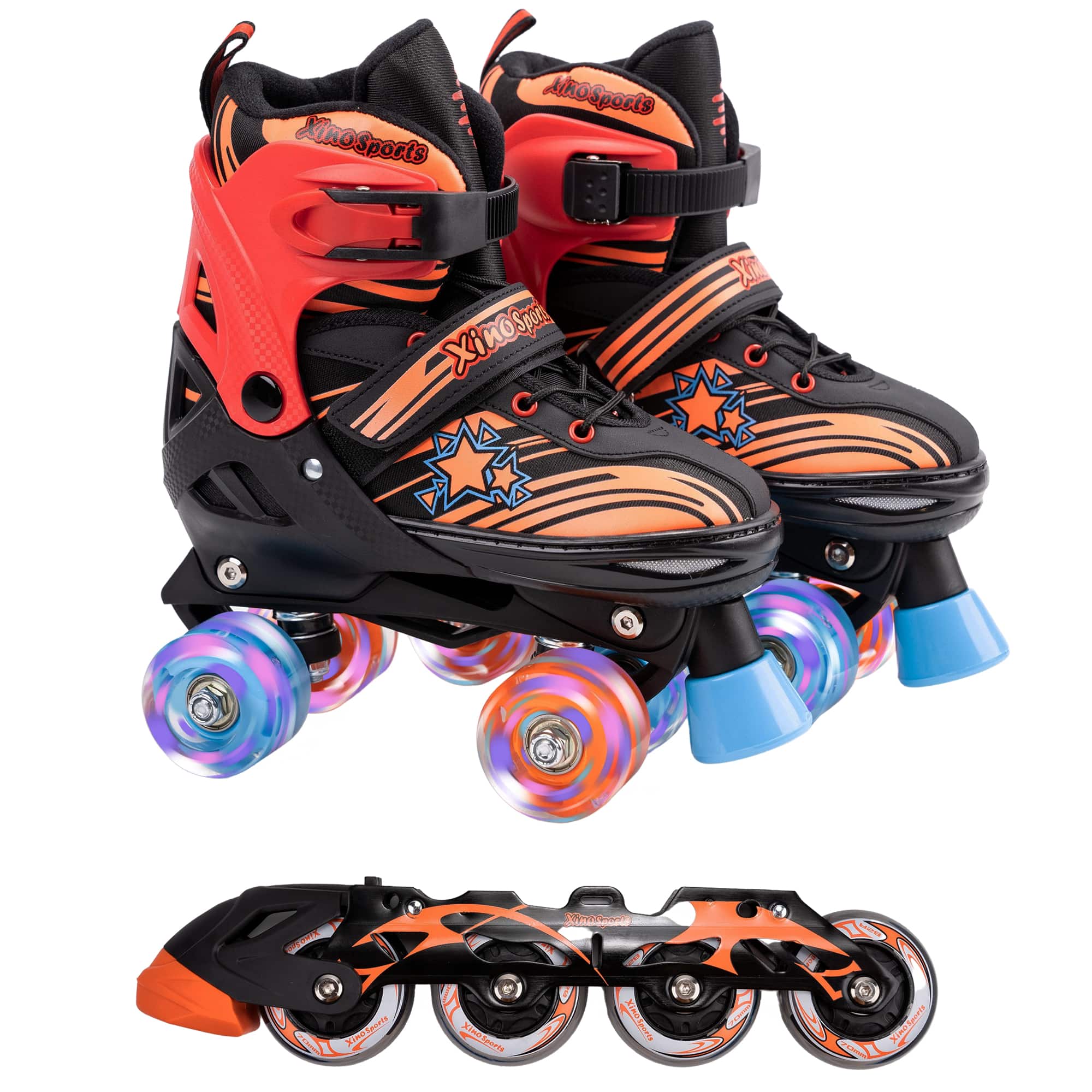 Xino Sports Adjustable Inline Roller Skates Combo