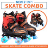 Roller Blades Combo |  Light-Up Skates for Kids, Youth - Xino Sports