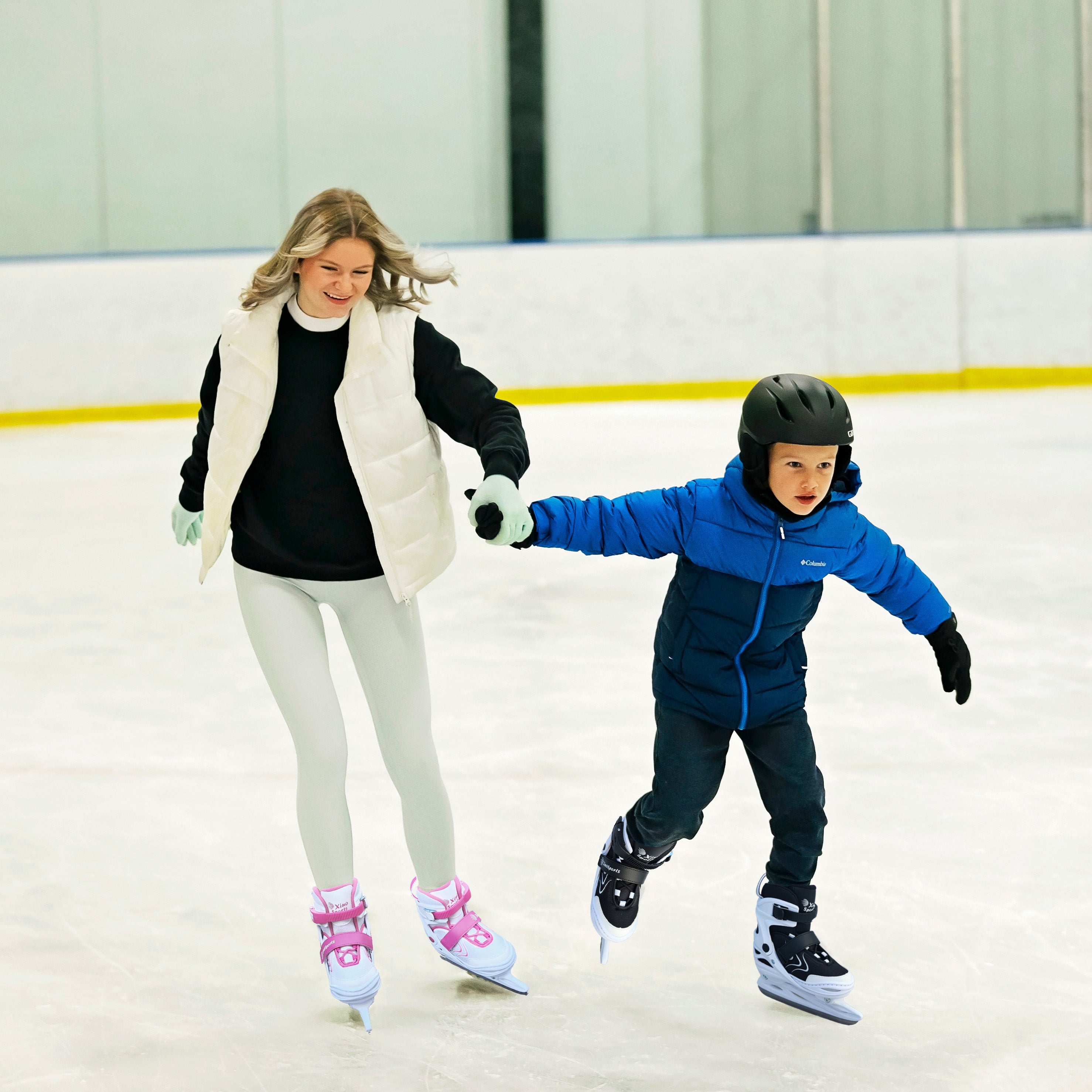 Adjustable Ice Skates For Kids | Reinforced Ankle Support - Xino Sports