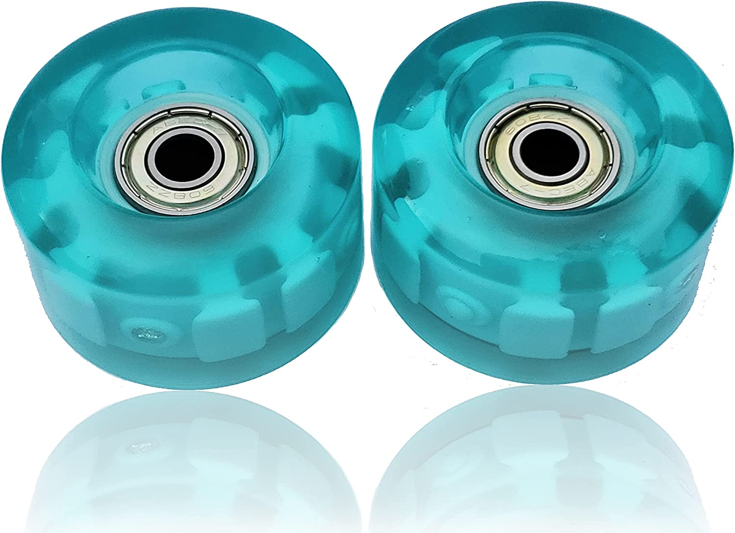 Roller Blades Replacement Wheels - Rainbow | Pack of 2 | Xino Sports - Xino Sports