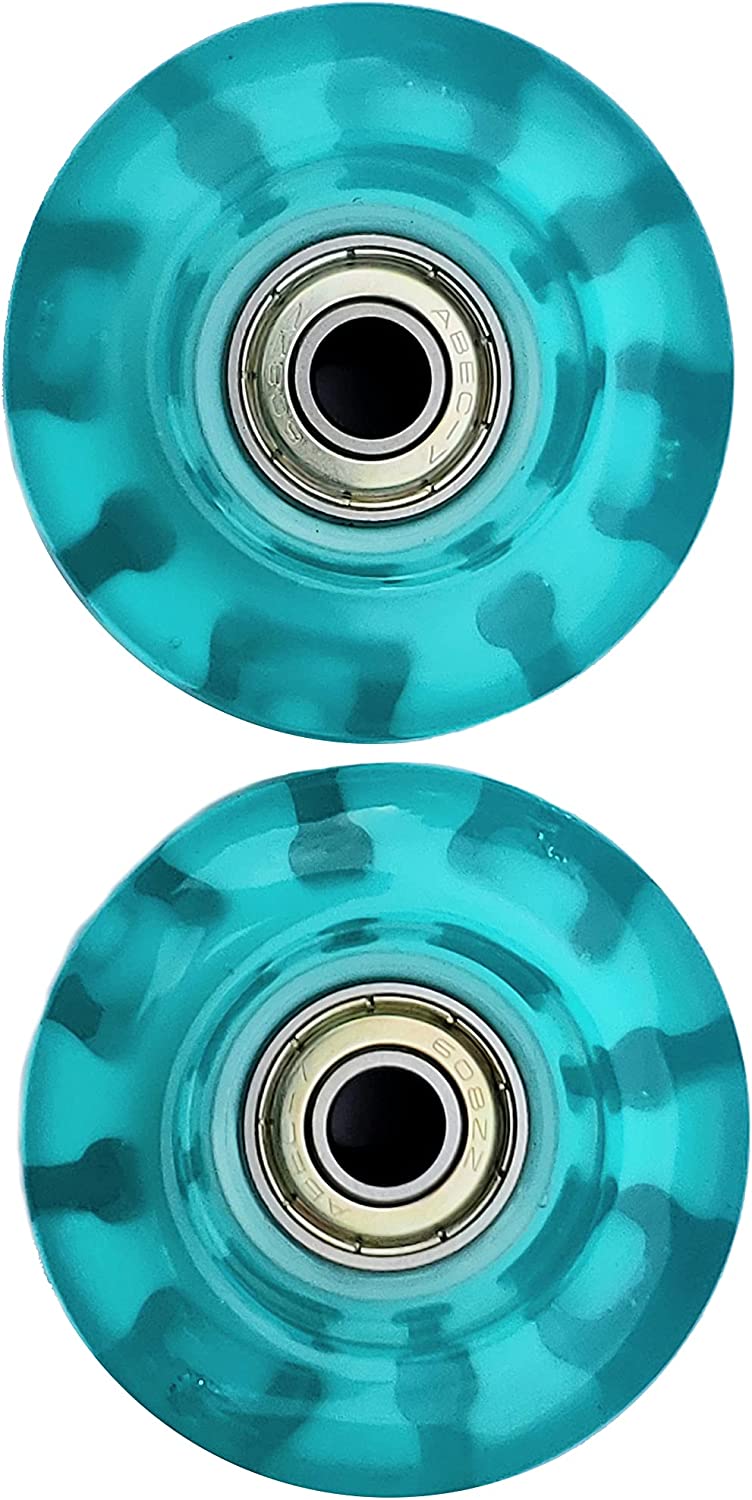 Roller Blades Replacement Wheels - Rainbow | Pack of 2 | Xino Sports - Xino Sports