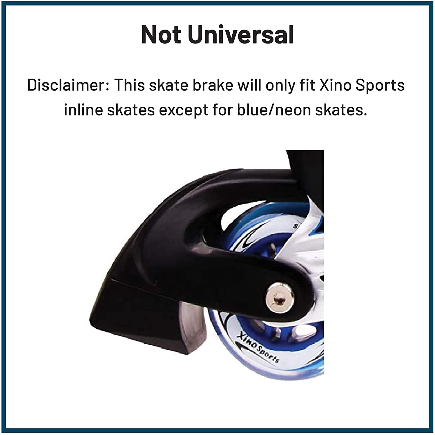 Xino Sports Replacement Brake, Whole Brake Assembly with TPR Rubber Pad, 1 Piece - Xino Sports