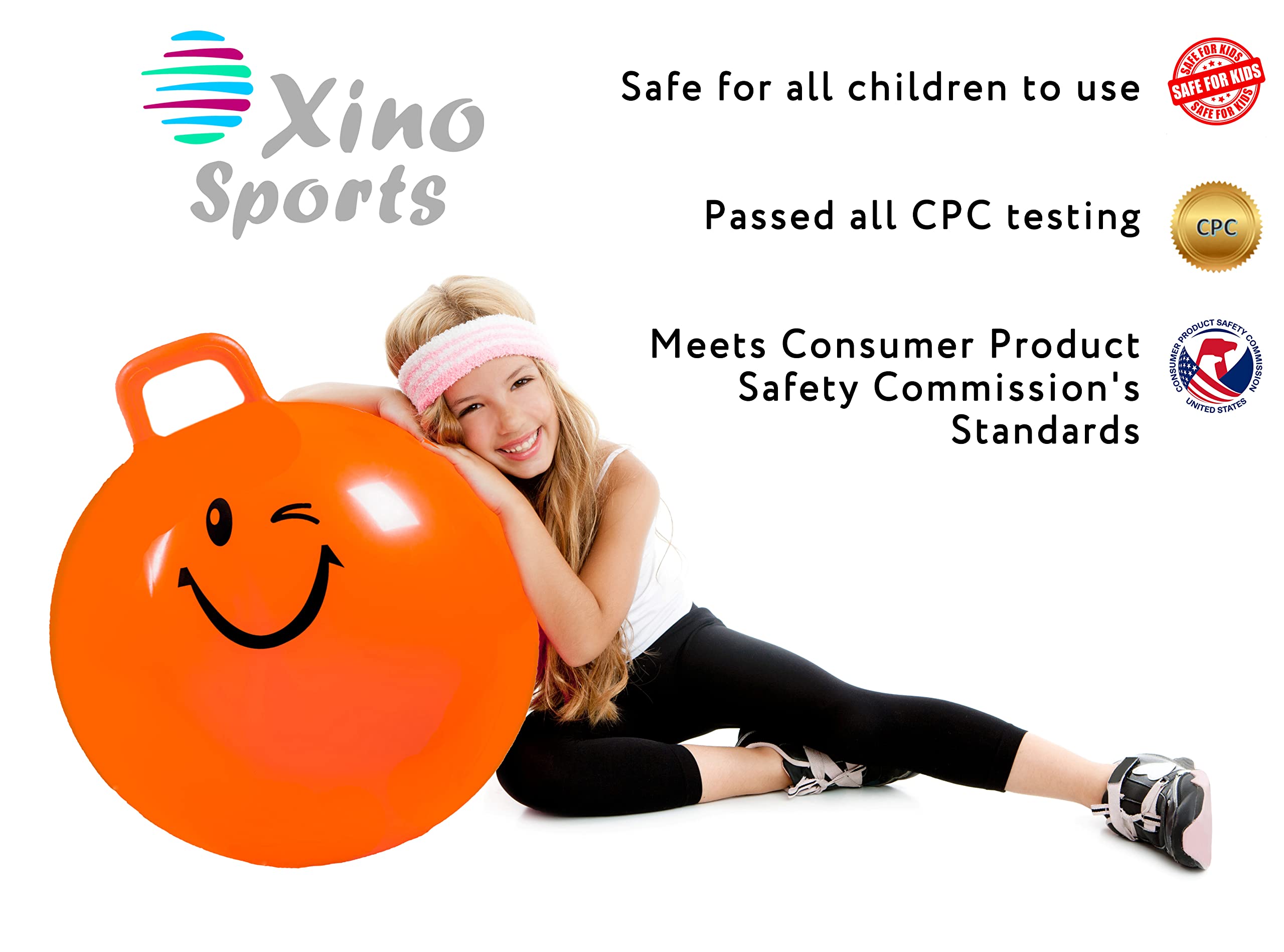 Deluxe Hopping Ball for Kids, Teenagers, and Adults | Xino Sports - Xino Sports