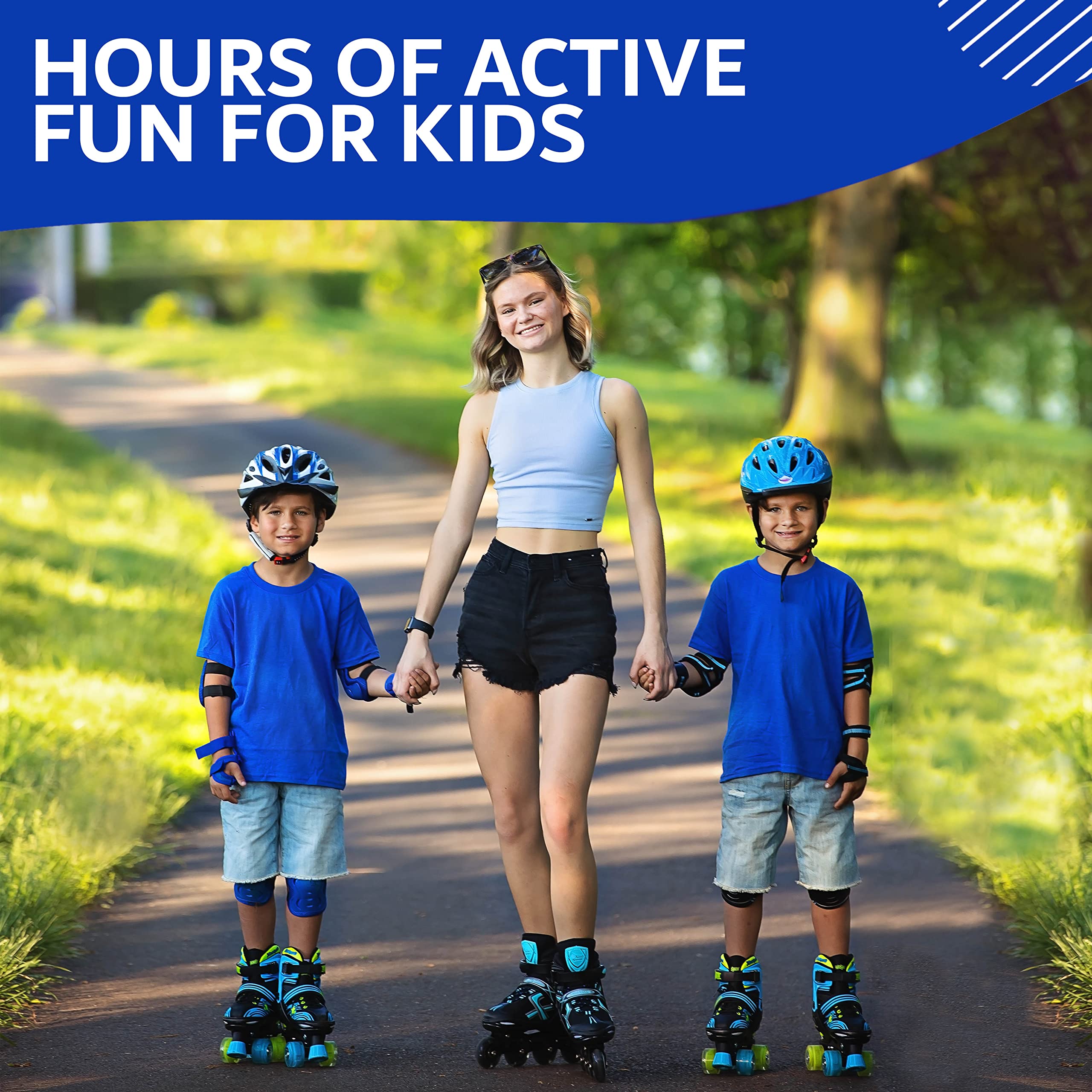 Adjustable Roller Skates for Boys and Girls With Illuminating Wheels - Xino Sports - Xino Sports