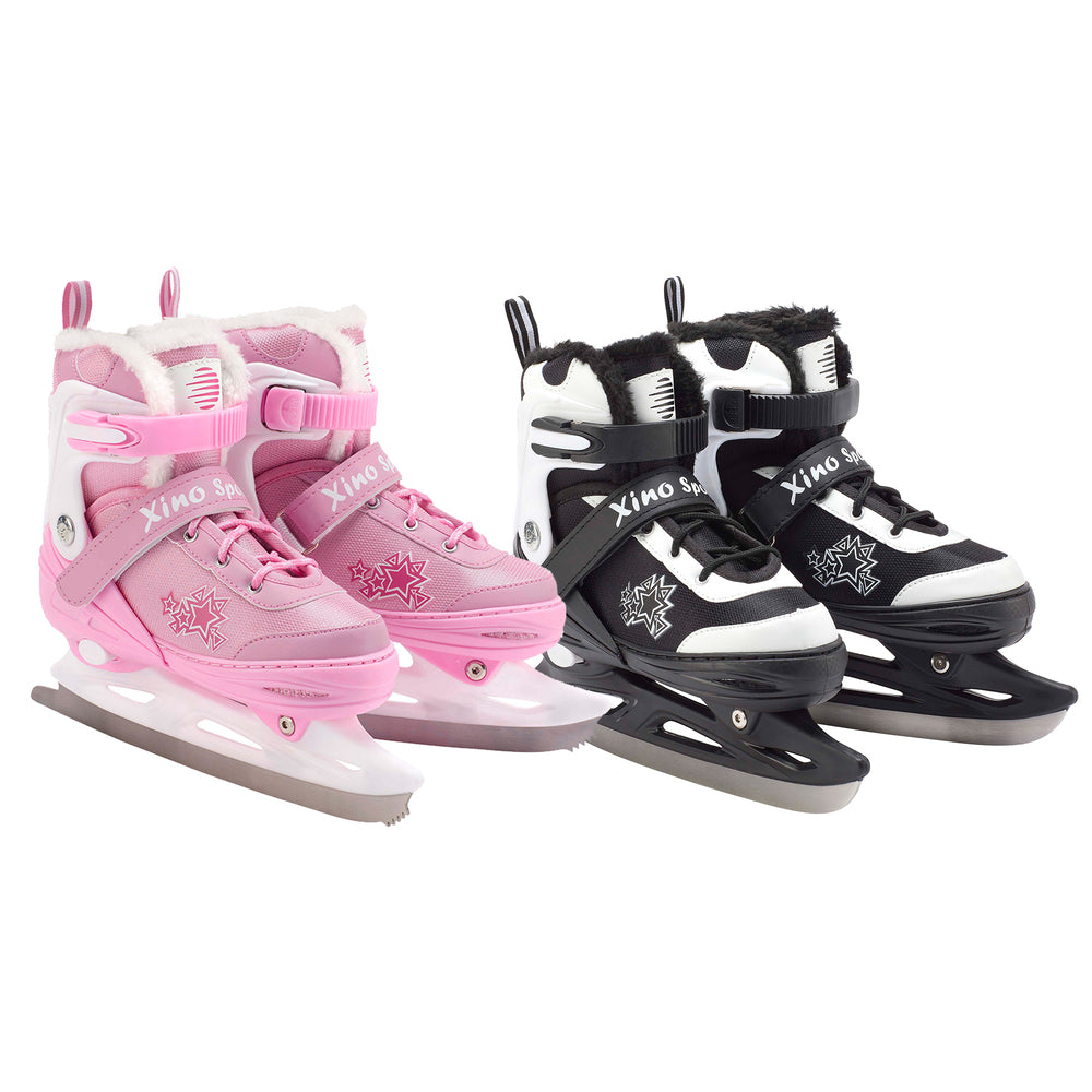 Ice Skates for Boys and Girls | Adjustable | Reinforced Ankle Support - Xino Sports