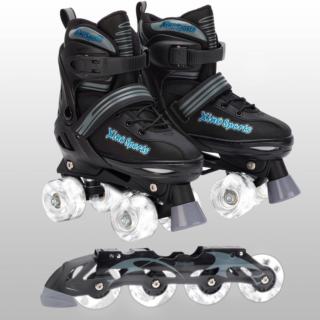 Veilige Skates Inlineskates Voor Kinderen - Verstelbaar Voor 4 Maten & Lichtgevende Wielen | Voor Meisjes En Jongens 4 Maten In één