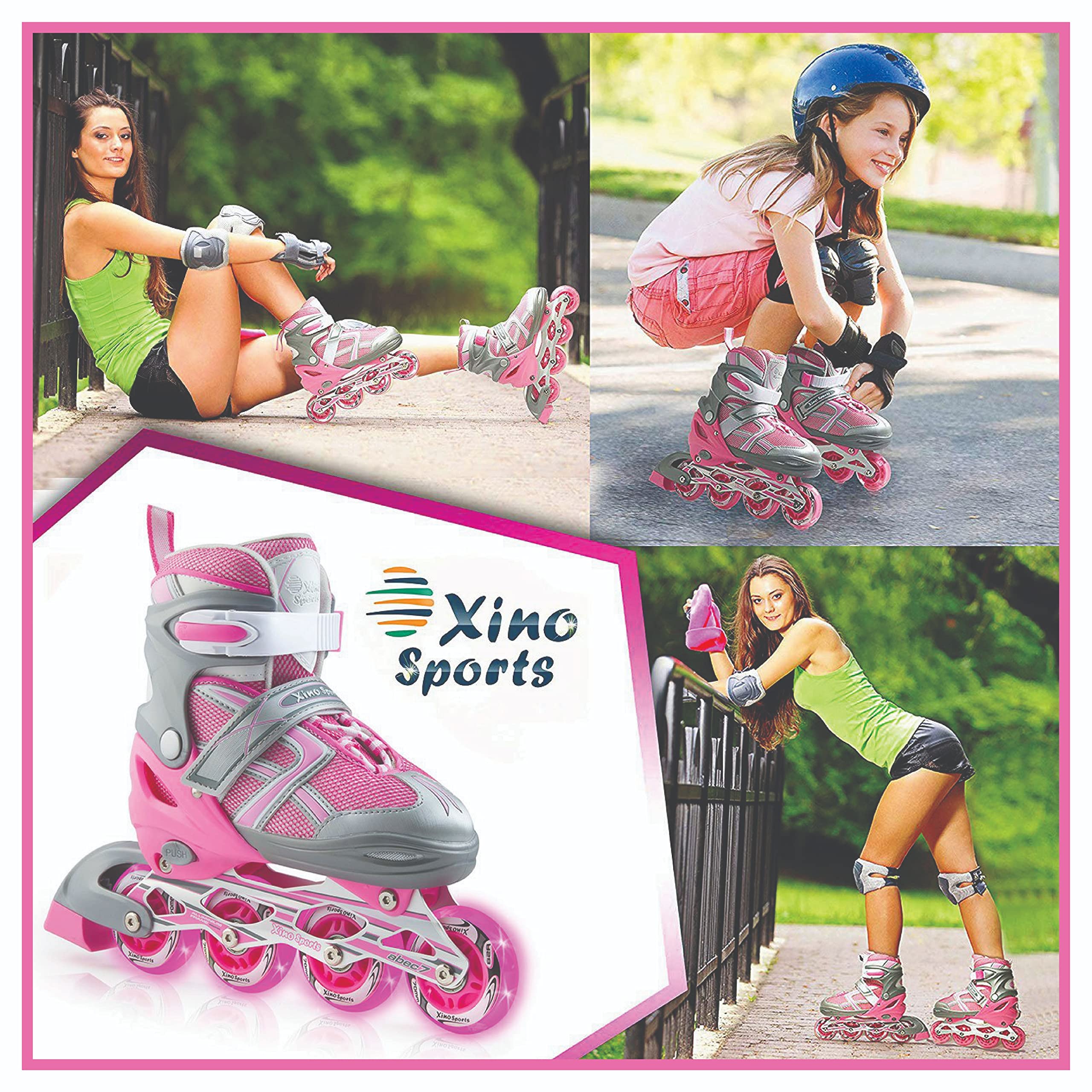 Xino Sports Replacement Brake, Whole Brake Assembly with TPR Rubber Pad, 1 Piece (Pink) - Xino Sports