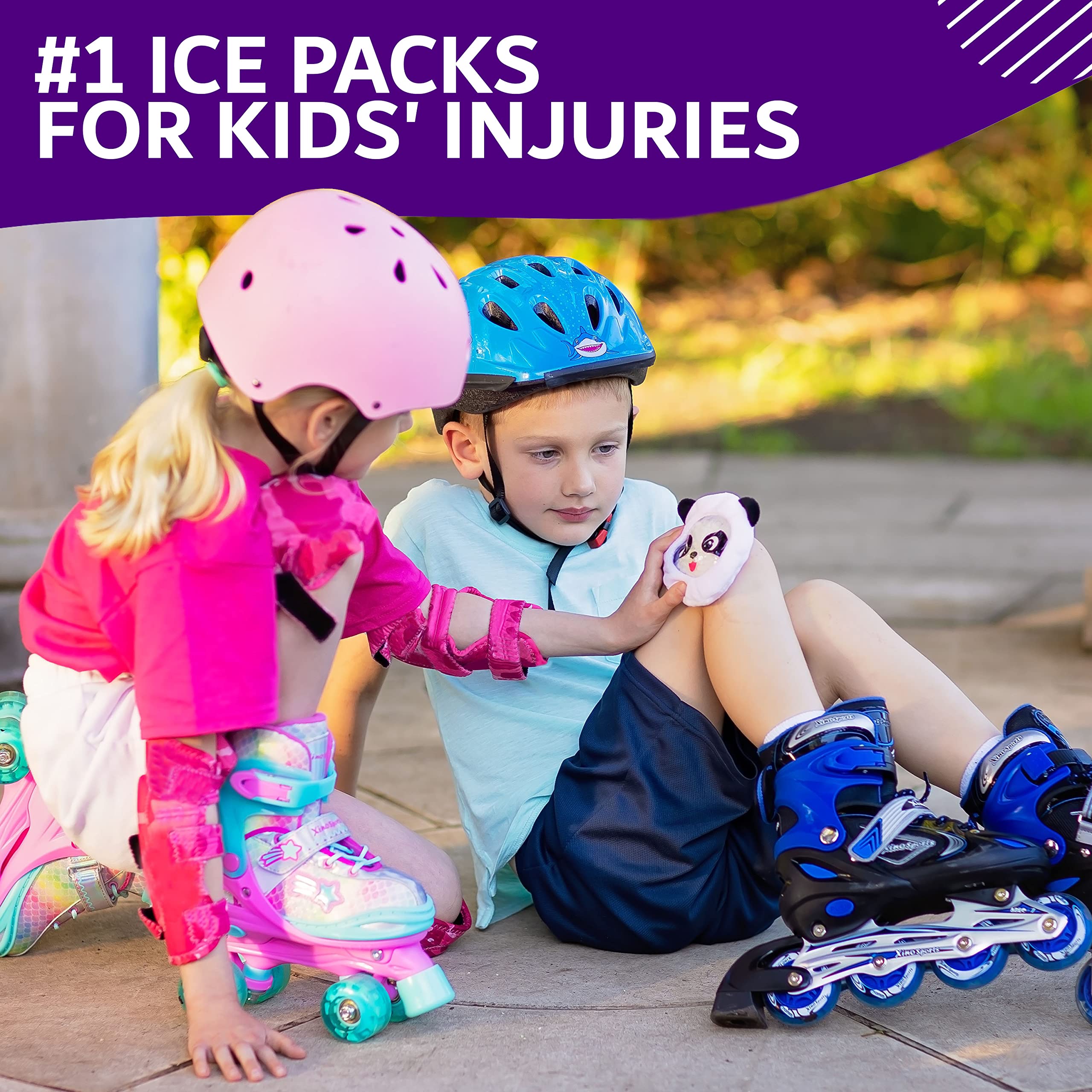 Reusable Gel Ice Packs & Warm Compress | Cute Animals Set for Kids – Xino Sports - Xino Sports