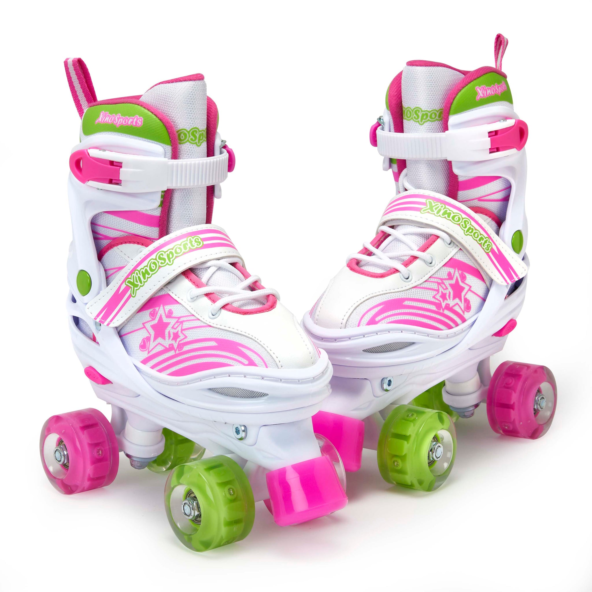 Roller Skates for Girls and Kids, 4 Sizes Adjustable Roller Skates, with  All Wheels Light up, Fun Illuminating for Girls and Kids, Roller Skates for